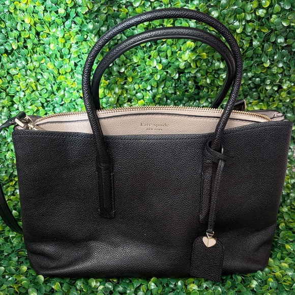 kate spade Handbags - Kate Spade Black Leather Satchel